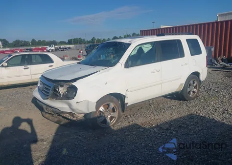 2012 Honda Pilot Ex-L from USA, damaged, VIN 5FNYF3H5XCB034097